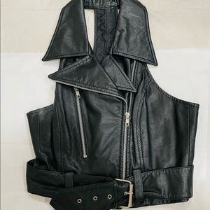 Contempo Casuals Leather Vest.